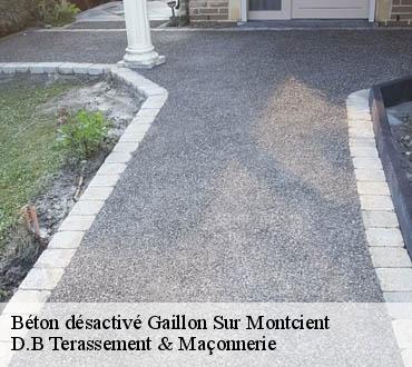 Béton désactivé  gaillon-sur-montcient-78250 D.B Terassement & Maçonnerie