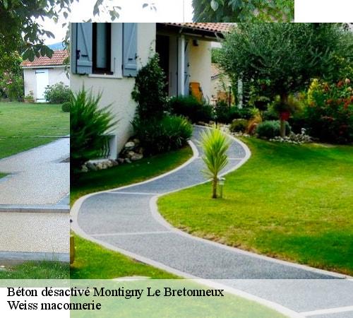 Béton désactivé  montigny-le-bretonneux-78180 Weiss maconnerie