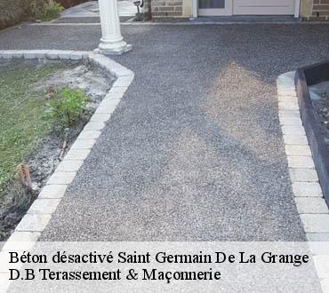 Béton désactivé  saint-germain-de-la-grange-78640 D.B Terassement & Maçonnerie