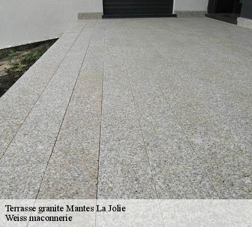Terrasse granite  mantes-la-jolie-78200 Weiss maconnerie