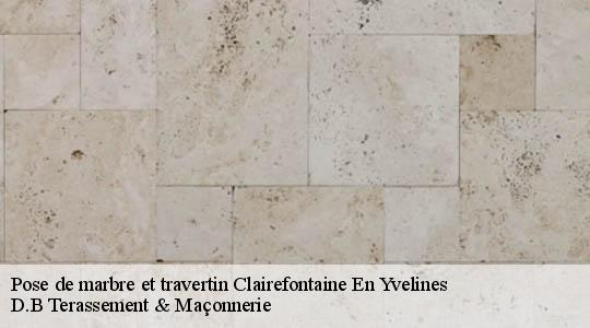 Pose de marbre et travertin