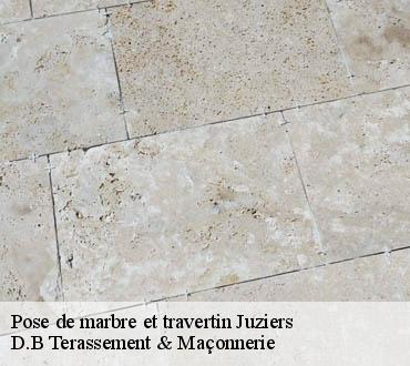 Pose de marbre et travertin  juziers-78820 D.B Terassement & Maçonnerie