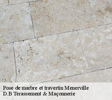 Pose de marbre et travertin  menerville-78200 D.B Terassement & Maçonnerie