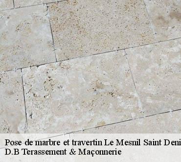 Pose de marbre et travertin  le-mesnil-saint-denis-78320 D.B Terassement & Maçonnerie