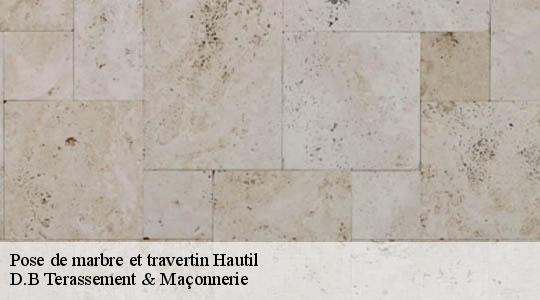 Pose de marbre et travertin