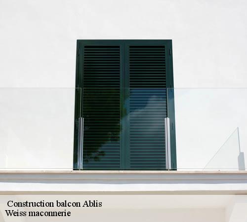  Construction balcon  ablis-78660 Weiss maconnerie