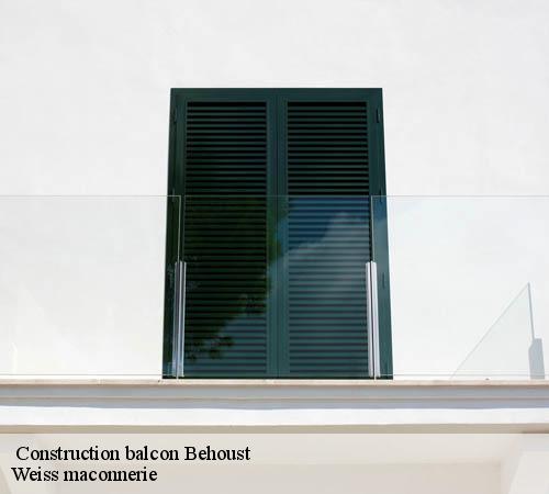  Construction balcon  behoust-78910 Weiss maconnerie