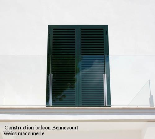  Construction balcon  bennecourt-78270 Weiss maconnerie