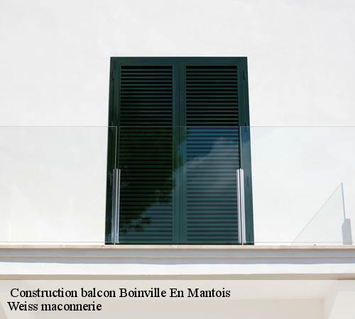  Construction balcon  boinville-en-mantois-78930 Weiss maconnerie