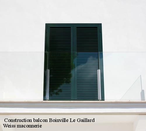  Construction balcon  boinville-le-gaillard-78660 Weiss maconnerie