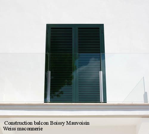  Construction balcon  boissy-mauvoisin-78200 Weiss maconnerie