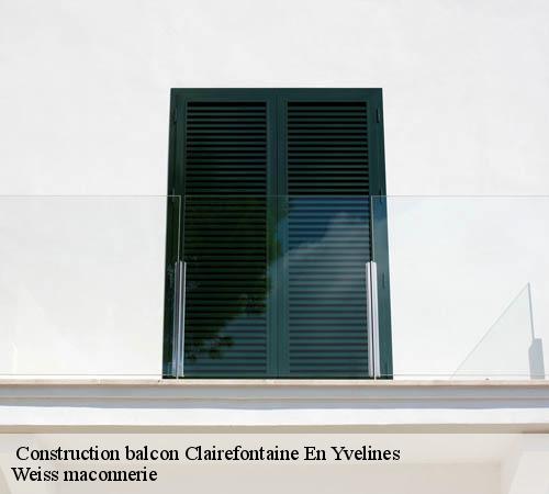  Construction balcon  clairefontaine-en-yvelines-78120 Weiss maconnerie