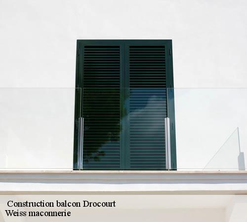  Construction balcon  drocourt-78440 Weiss maconnerie