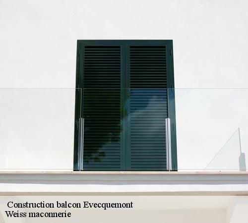  Construction balcon  evecquemont-78740 Weiss maconnerie
