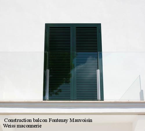  Construction balcon  fontenay-mauvoisin-78200 Weiss maconnerie