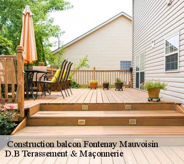  Construction balcon  fontenay-mauvoisin-78200 Weiss maconnerie