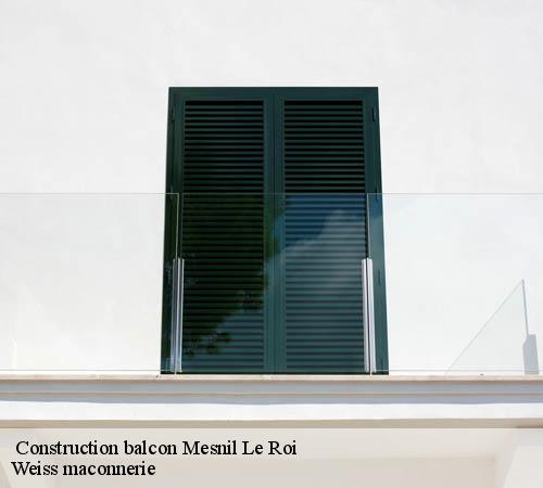  Construction balcon  mesnil-le-roi-78600 Weiss maconnerie