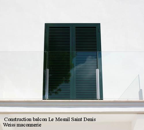  Construction balcon  le-mesnil-saint-denis-78320 Weiss maconnerie