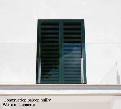  Construction balcon  sailly-78440 Weiss maconnerie