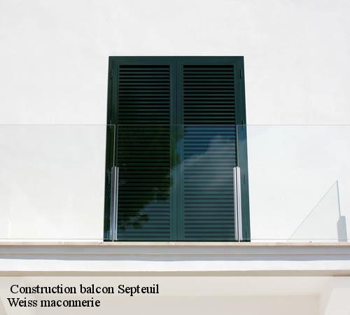  Construction balcon  septeuil-78790 Weiss maconnerie