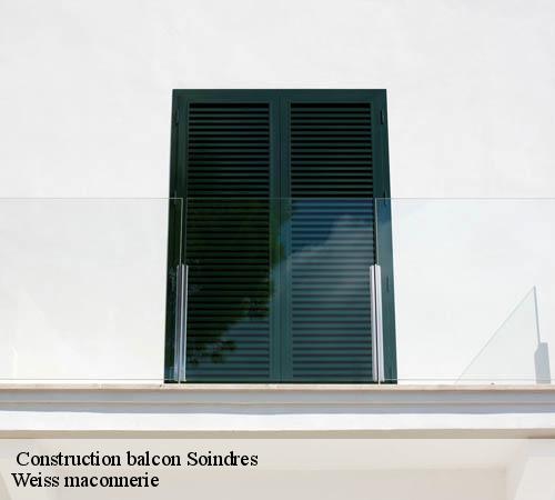  Construction balcon  soindres-78200 Weiss maconnerie