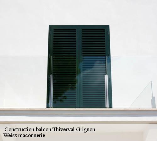 Construction balcon  thiverval-grignon-78850 Weiss maconnerie