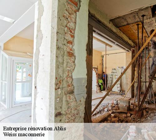 Entreprise rénovation  ablis-78660 Weiss maconnerie