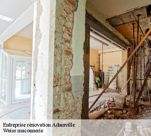 Entreprise rénovation  adainville-78113 Weiss maconnerie