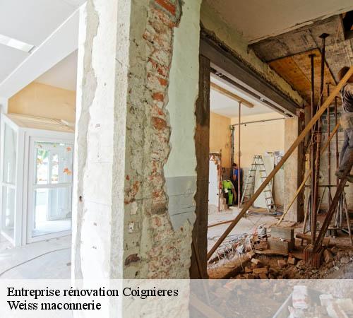Entreprise rénovation  coignieres-78310 Weiss maconnerie