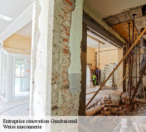Entreprise rénovation  gambaiseuil-78490 Weiss maconnerie