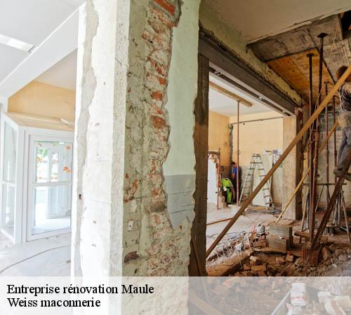 Entreprise rénovation  maule-78580 Weiss maconnerie