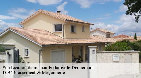 Surelevation de maison  follainville-dennemont-78520 D.B Terassement & Maçonnerie